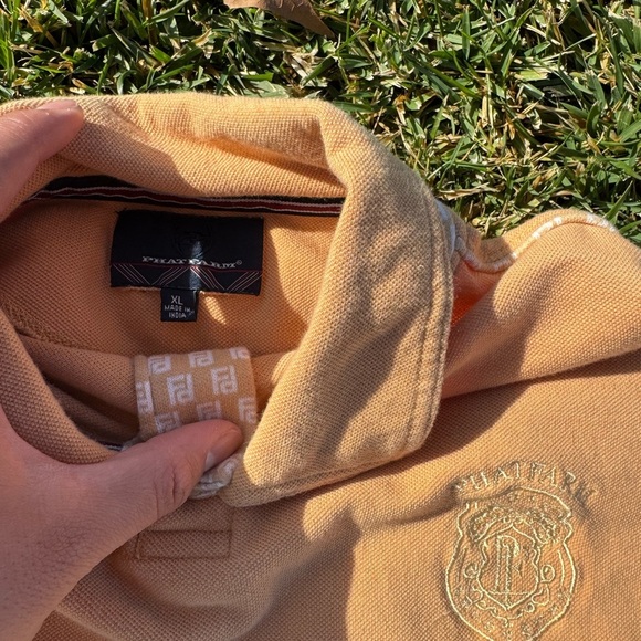 Y2K Phat Farm Buttoned Up Longsleeve Polo NWOT - Picture 3 of 3